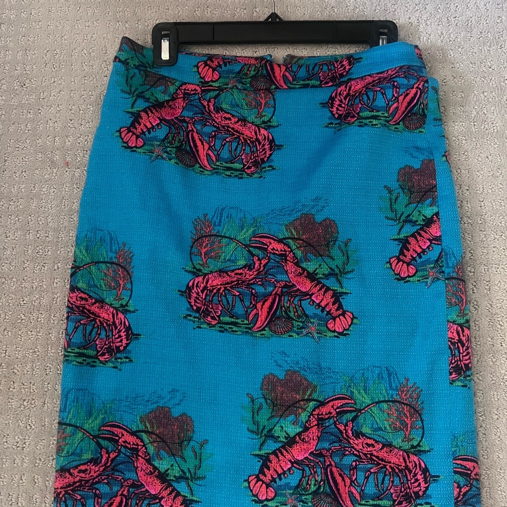 Jcrew Lobster Print Skirt